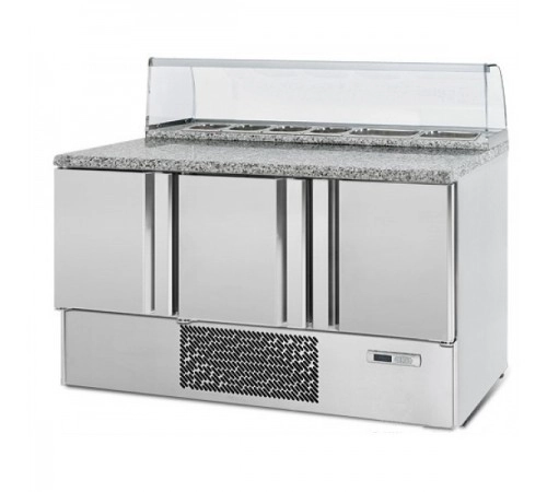 Холодильний стіл для піци - 1,4 x 0,7 м