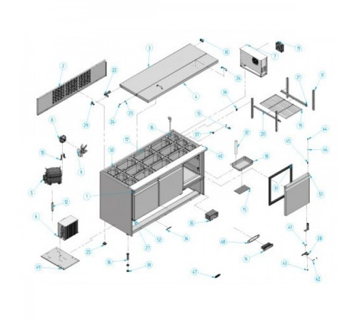 Саладетта – 1,4 x 0,7 м
