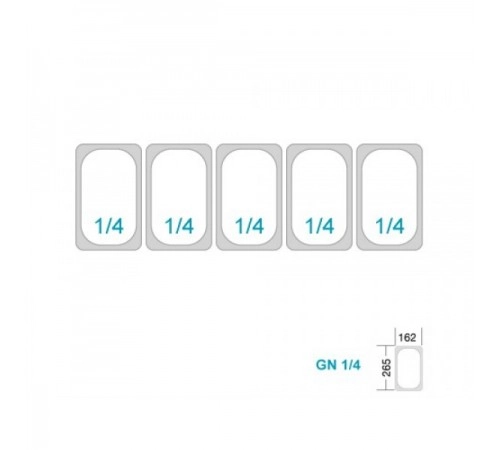 Саладетта/холодильний стіл - 0,9 x 0,7 м