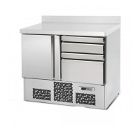 Холодильний стіл GGM Gastro KTI107M #7SBI1213 - 1,0 x 0,7м
