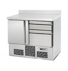 Холодильний стіл GGM Gastro KTI107M #7SBI1213 - 1,0 x 0,7м