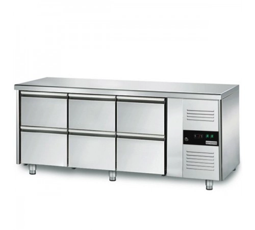 Холодильний стіл GGM Gastro KTS187AND #3 #SBS1212 - 1,8 X 0,7М