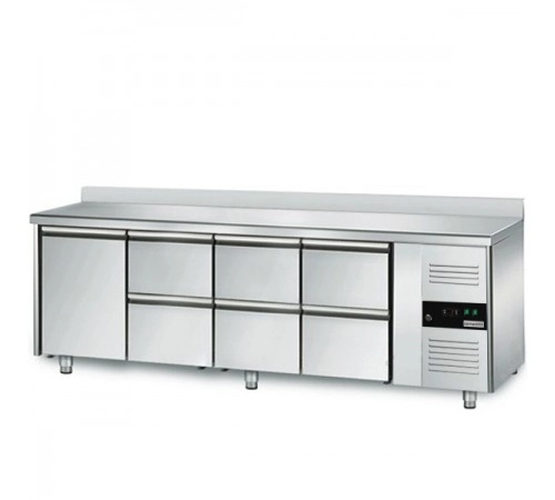 Холодильний стіл GGM Gastro KTS227AND #3 #SBS1212 - 2,2 x 0,7м