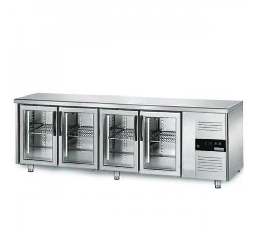 Холодильний стіл для напитків - 2,2 x 0,7 м KTS227ND #G4