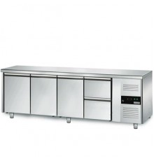 Холодильний стіл GGM Gastro KTS227AND #SBS1212 - 2,2 x 0,7м