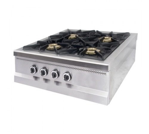 Плита 4-х настільна конфоркова з газовим контролером МО15-4N