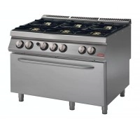 Плита ял. 6-ти конфор. .Modular PK 70/120 CFGG