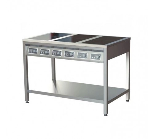 Плита індукційна підлогова 6 конфорок