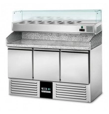 Холодильний стіл для піци - 1,4 x 0,7 м