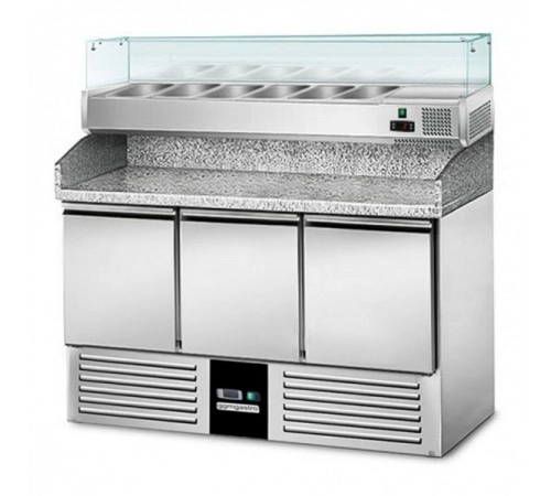 Холодильний стіл для піци - 1,4 x 0,7 м