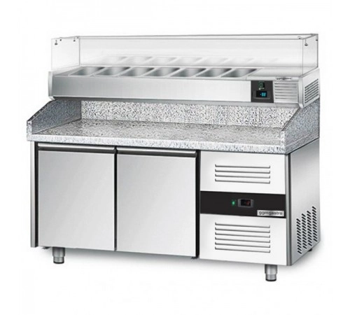 Холодильний стіл для піци - 1,5 x 0,8 м