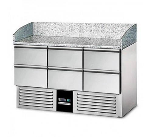 Холодильний стіл для піци - 1,4 x 0,7 м