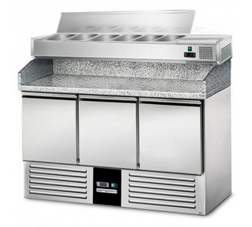 Холодильний стіл для піци - 1,4 x 0,7 м