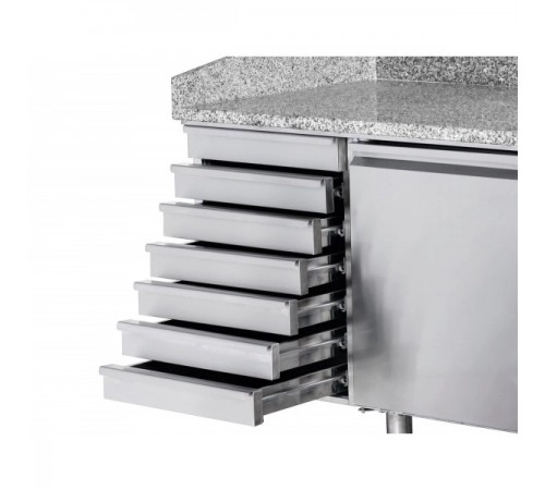 Холодильний стіл для піци - 2,0 x 0,8 м