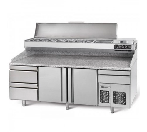 Холодильний стіл для піци - 2,3 x 0,8 м