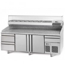 Холодильний стіл для піци - 2,3 x 0,8 м