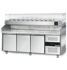 Холодильний стіл для піци - 2,0 x 0,8 м