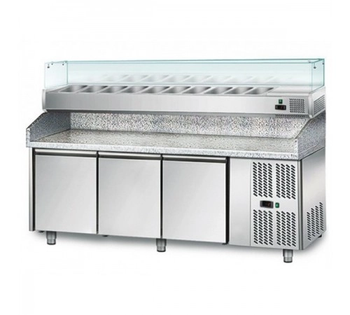 Холодильний стіл для піци - 2,0 x 0,8 м