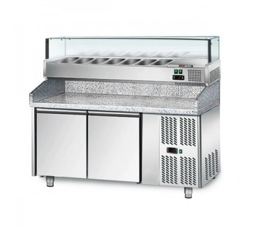 Холодильний стіл для піци - 1,5 x 0,8 м