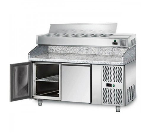 Холодильний стіл для піци - 1,5 x 0,8 м