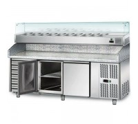 Холодильний стіл для піци - 2,0 x 0,8 м