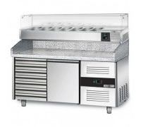 Холодильний стіл для піци - 1,5 x 0,8 м