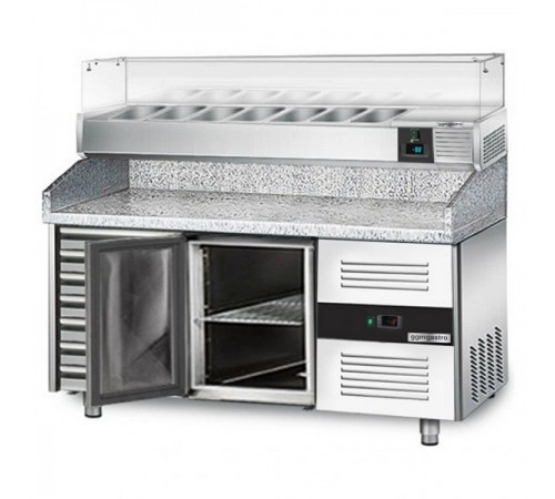 Холодильний стіл для піци - 1,5 x 0,8 м