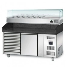 Холодильний стіл для піци - 1,5 x 0,8 м