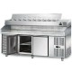 Холодильний стіл для піци - 2,0 x 0,8 м