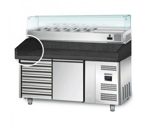 Холодильний стіл для піци - 1,5 x 0,8 м