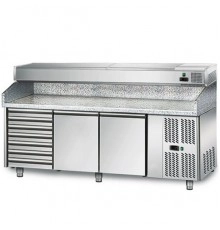Холодильний стіл для піци - 2,0 x 0,8 м
