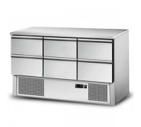 Холодильний стіл GGM Gastro SAG147END #3 #SBG1212 - 1,37 x 0,7м