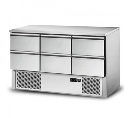 Холодильний стіл GGM Gastro SAG147END #3 #SBG1212 - 1,37 x 0,7м