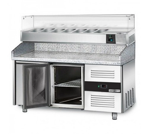 Холодильний стіл для піци - 1,5 x 0,8 м