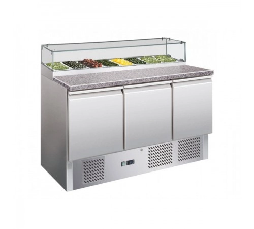 Саладетта/холодильний стіл для піци - 1,37 x 0,7 м