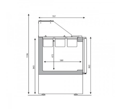 Саладетта – 0,9 x 0,7 м