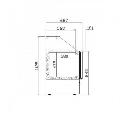 Саладетта – 1,4 x 0,7 м