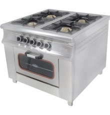 Плита 4-х конфоркова з духовим шафою МО15-4 (40х40)