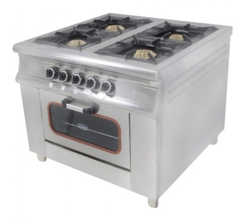 Плита 4-х конфоркова з духовим шафою МО15-4 (40х40)