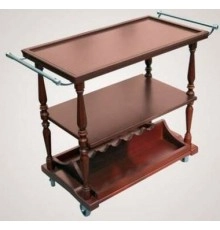 Візок сервірувальний з масиву дерева ТСД-70