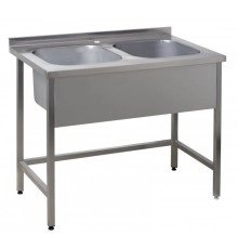 Ванна мийна зварна двосекційна Проф 304