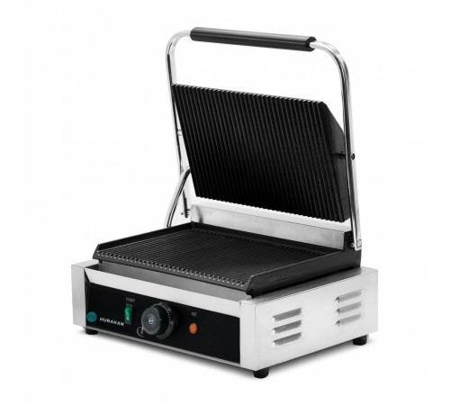 Гриль контактний Hurakan HKN-PE34R одинарний ребро