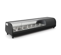 Вітрина холодильна для суші Hurakan HKN-VRS52L чорна