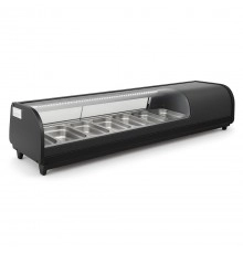 Вітрина холодильна для суші Hurakan HKN-VRS52L чорна