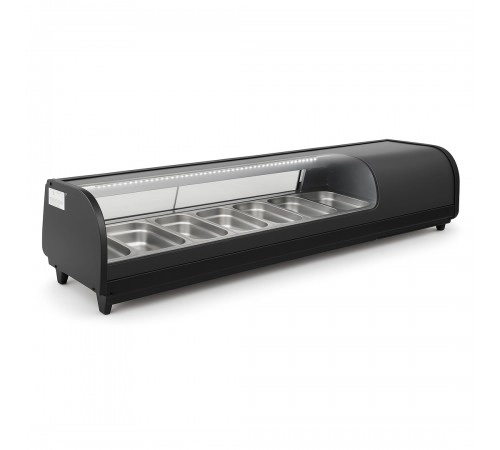 Вітрина холодильна для суші Hurakan HKN-VRS52L чорна
