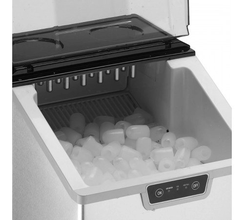 Льодогенератор заливного типу Hurakan HKN-IMF17, 15 кг пальчик