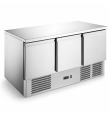 Стіл холодильний Hurakan HKN-GXS3GN 3-х дверний з нижнім розміщенням агрегату