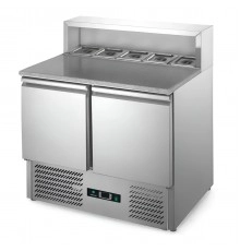 Саладета Hurakan HKN-GXSD2GN 2-х дверна з гранітною поверхнею