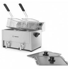 Фритюрниця Hurakan HKN-FT88N подвійна з краном 8+8 л