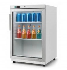 Шафа морозильна барна Hurakan HKN-RFS115VG, скляні розпашні двері